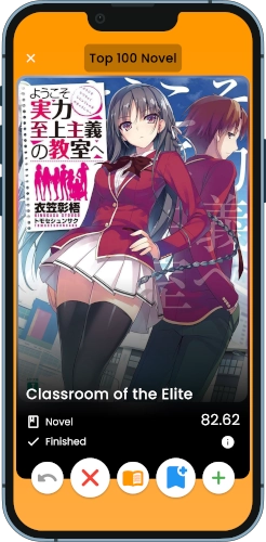 Challenges discovery page of manga/novel